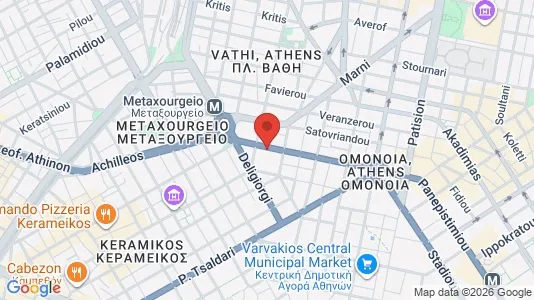 Apartments for rent i Athens Gazi - kort over placeringen