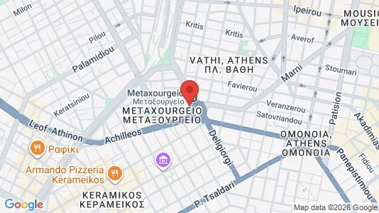 Apartments for rent i Athens Gazi - kort over placeringen