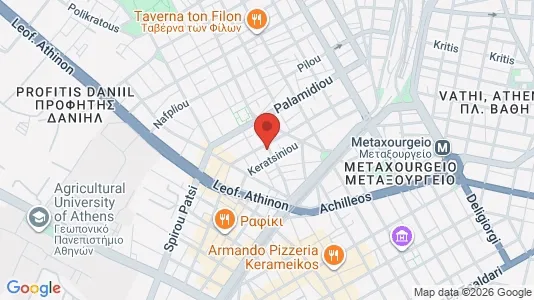 Apartments for rent i Athens Akadimia Platonos - kort over placeringen