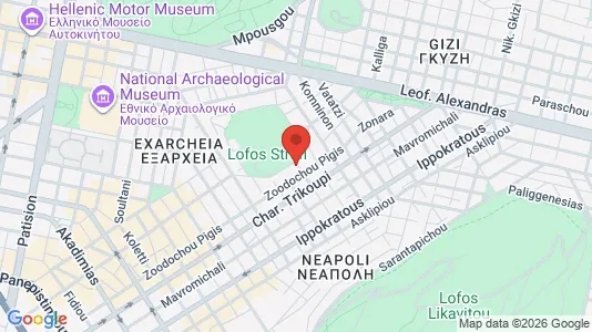 Apartments for rent i Athens Ampelokipoi - kort over placeringen