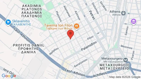 Apartments for rent i Athens Akadimia Platonos - kort over placeringen