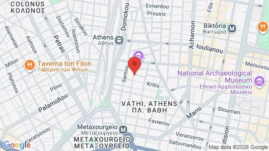 Apartments for rent i Athens Agios Nikolaos - kort over placeringen