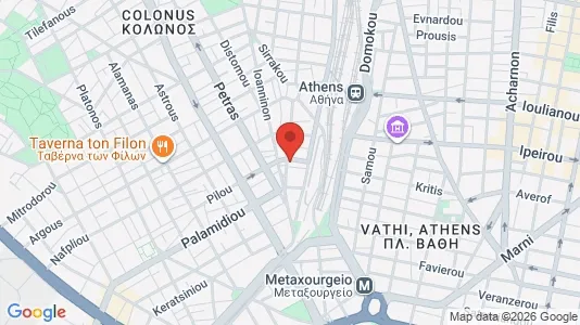 Apartments for rent i Athens Akadimia Platonos - kort over placeringen