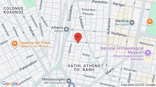 Apartments for rent i Athens Agios Nikolaos - kort over placeringen