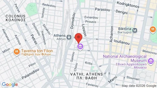 Apartments for rent i Athens Agios Nikolaos - kort over placeringen