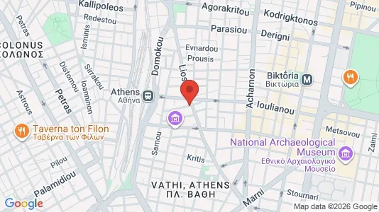 Apartments for rent i Athens Agios Nikolaos - kort over placeringen
