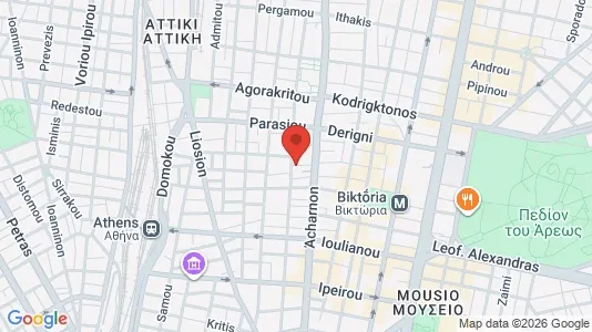 Apartments for rent i Athens Agios Nikolaos - kort over placeringen