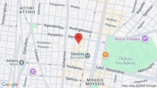 Apartments for rent i Athens Agios Nikolaos - kort over placeringen