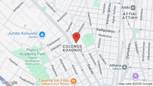 Apartments for rent i Athens Akadimia Platonos - kort over placeringen