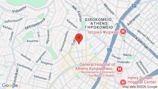 Apartments for rent i Athens Ampelokipoi - kort over placeringen