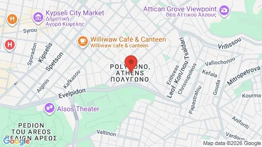 Apartments for rent i Athens Agios Panteleimonas - kort over placeringen