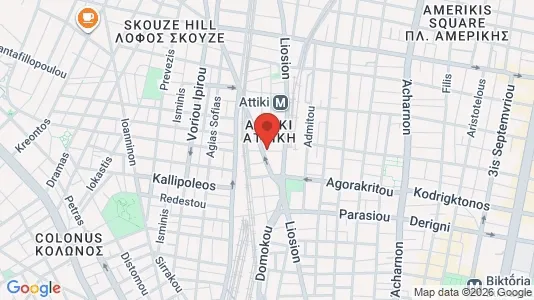 Apartments for rent i Athens Agios Nikolaos - kort over placeringen