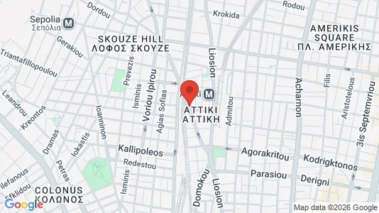 Apartments for rent i Athens Agios Nikolaos - kort over placeringen