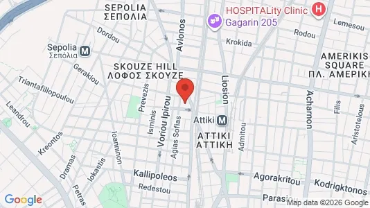 Apartments for rent i Athens Akadimia Platonos - kort over placeringen