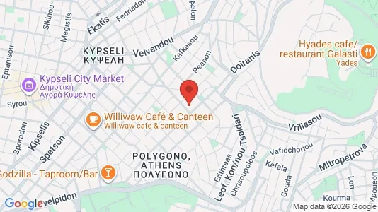 Apartments for rent i Galatsi - kort over placeringen