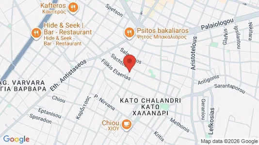 Apartments for rent i Agia Paraskevi - kort over placeringen