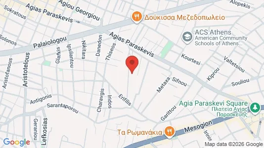 Apartments for rent i Agia Paraskevi - kort over placeringen