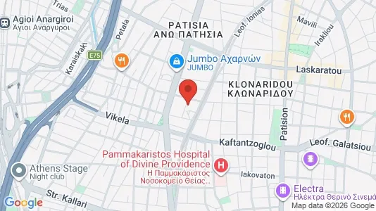 Apartments for rent i Athens Agios Nikolaos - kort over placeringen