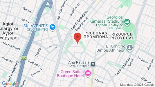 Apartments for rent i Athens Agios Nikolaos - kort over placeringen