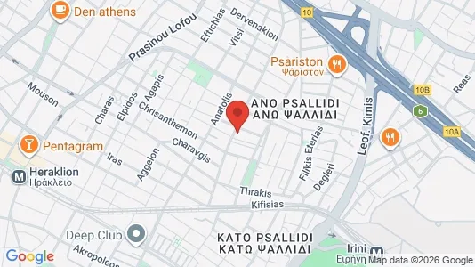 Apartments for rent i Heraklion - kort over placeringen