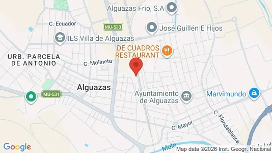 Apartments for rent i Alguazas - kort over placeringen