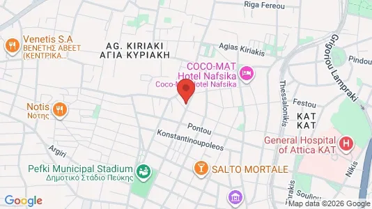 Apartments for rent i Kifisia - kort over placeringen