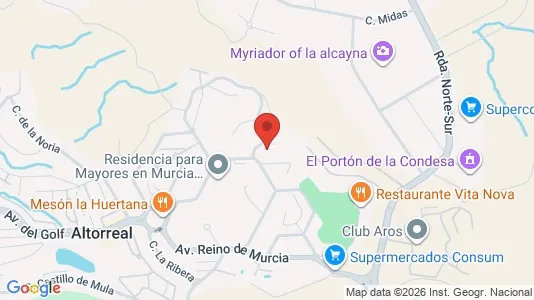 Apartments for rent i Molina de Segura - kort over placeringen