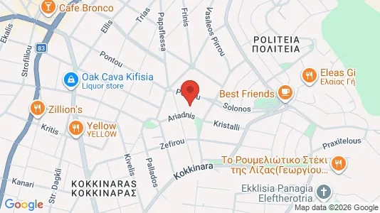 Apartments for rent i Kifisia - kort over placeringen
