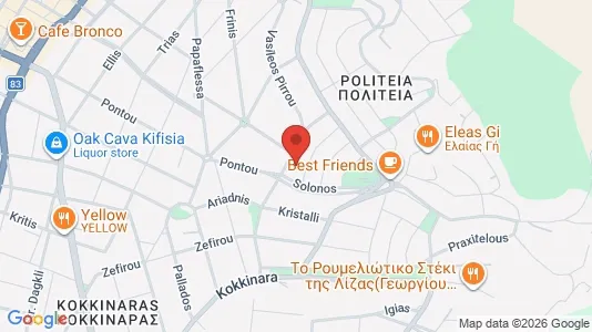 Apartments for rent i Kifisia - kort over placeringen
