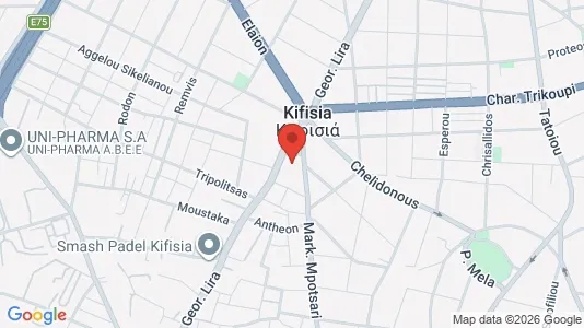 Apartments for rent i Kifisia - kort over placeringen