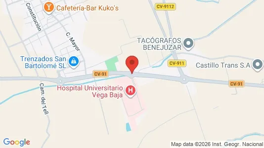 Apartments for rent i Orihuela - kort over placeringen
