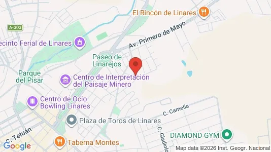 Apartments for rent i Linares - kort over placeringen