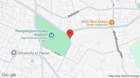 Apartments for rent i Patras - kort over placeringen