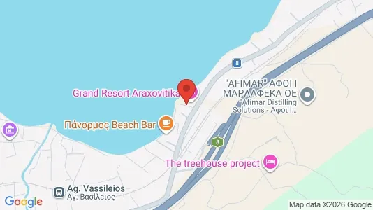 Apartments for rent i Patras - kort over placeringen