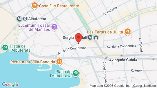 Apartments for rent i Alicante/Alacant - kort over placeringen