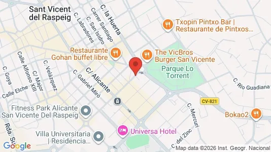 Apartments for rent i San Vicente del Raspeig/Sant Vicent del Raspeig - kort over placeringen