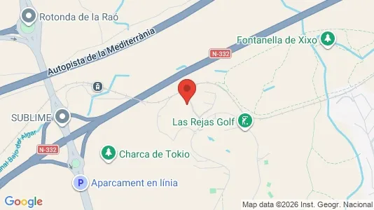 Apartments for rent i Benidorm - kort over placeringen