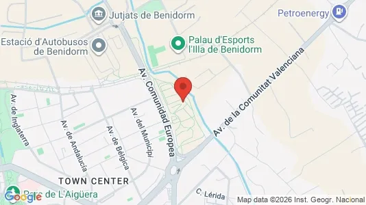 Apartments for rent i Benidorm - kort over placeringen