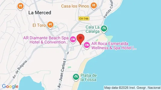 Apartments for rent i Benissa - kort over placeringen
