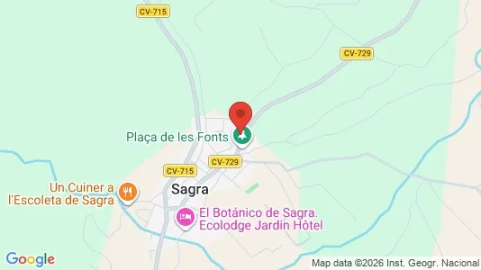 Apartments for rent i Orba - kort over placeringen