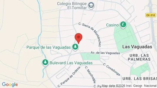 Apartments for rent i Badajoz - kort over placeringen