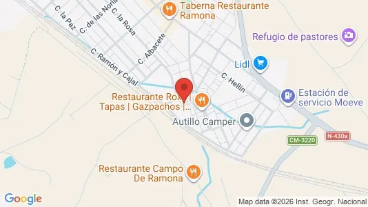 Apartments for rent i Almansa - kort over placeringen