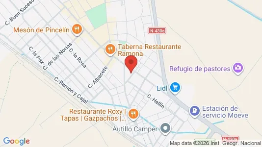 Apartments for rent i Almansa - kort over placeringen