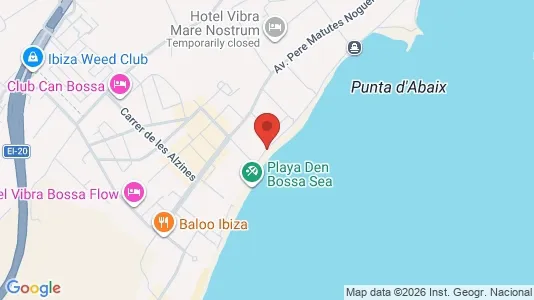 Apartments for rent i Eivissa - kort over placeringen
