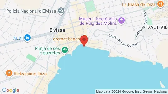 Apartments for rent i Eivissa - kort over placeringen