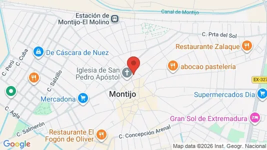 Apartments for rent i Montijo - kort over placeringen