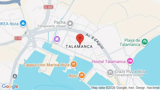 Apartments for rent i Eivissa - kort over placeringen