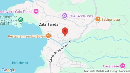 Apartments for rent i Sant Josep de sa Talaia - kort over placeringen
