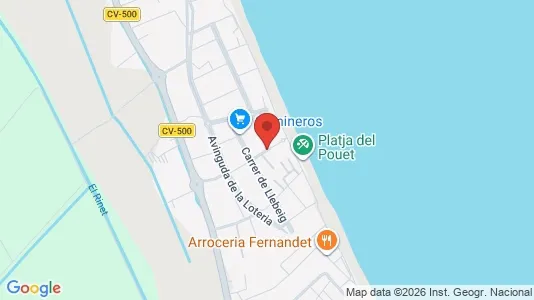 Apartments for rent i Sueca - kort over placeringen
