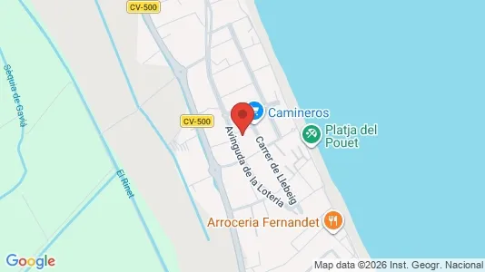 Apartments for rent i Sueca - kort over placeringen
